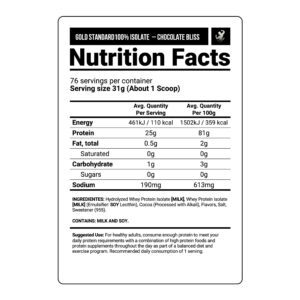 GOLD STANDARD ISOLATE | 5 LB - Imagen 4