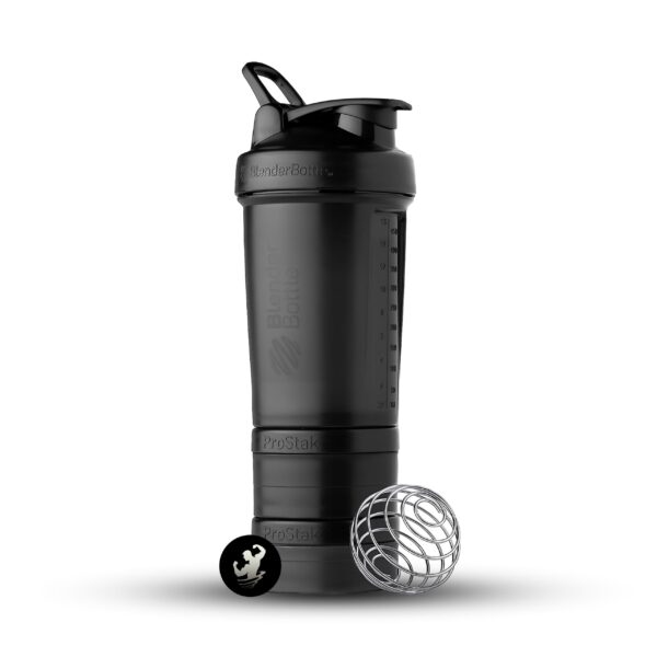 (22oz) Blender Bottle Prostak – Negro (Logo)