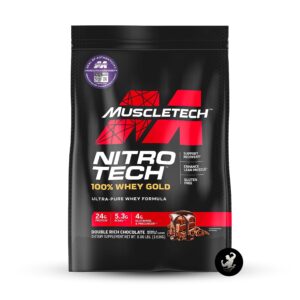 NITROTECH 100% WHEY GOLD | 8 lB