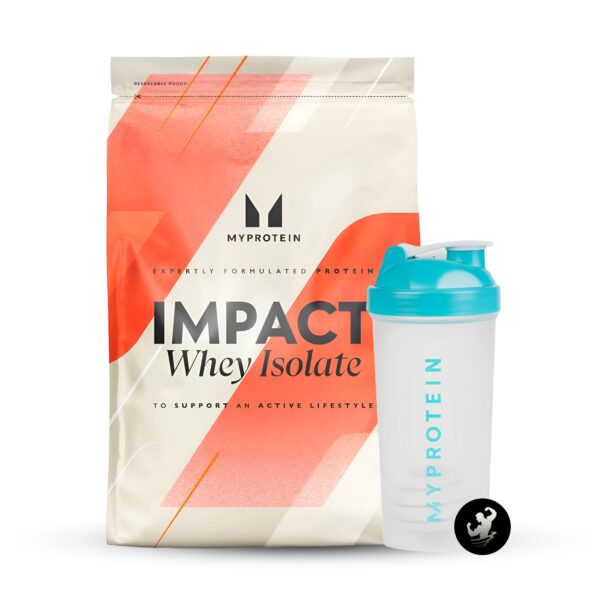 (2.5Kg) Impact Whey Isolate + Shaker (Logo)
